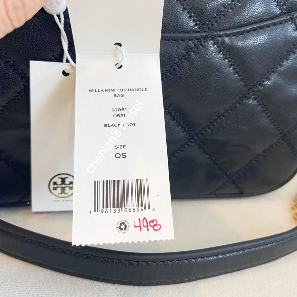 🎄🎀NeW! Tory Burch Willa Mini Top Handle Bag - Picture 11 of 12